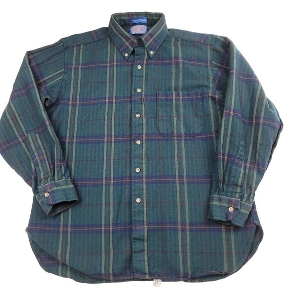 Pendleton Other - Pendleton Mens M Flannel Shirt Country Traditionals USA Pure Virgin Wool Plaid